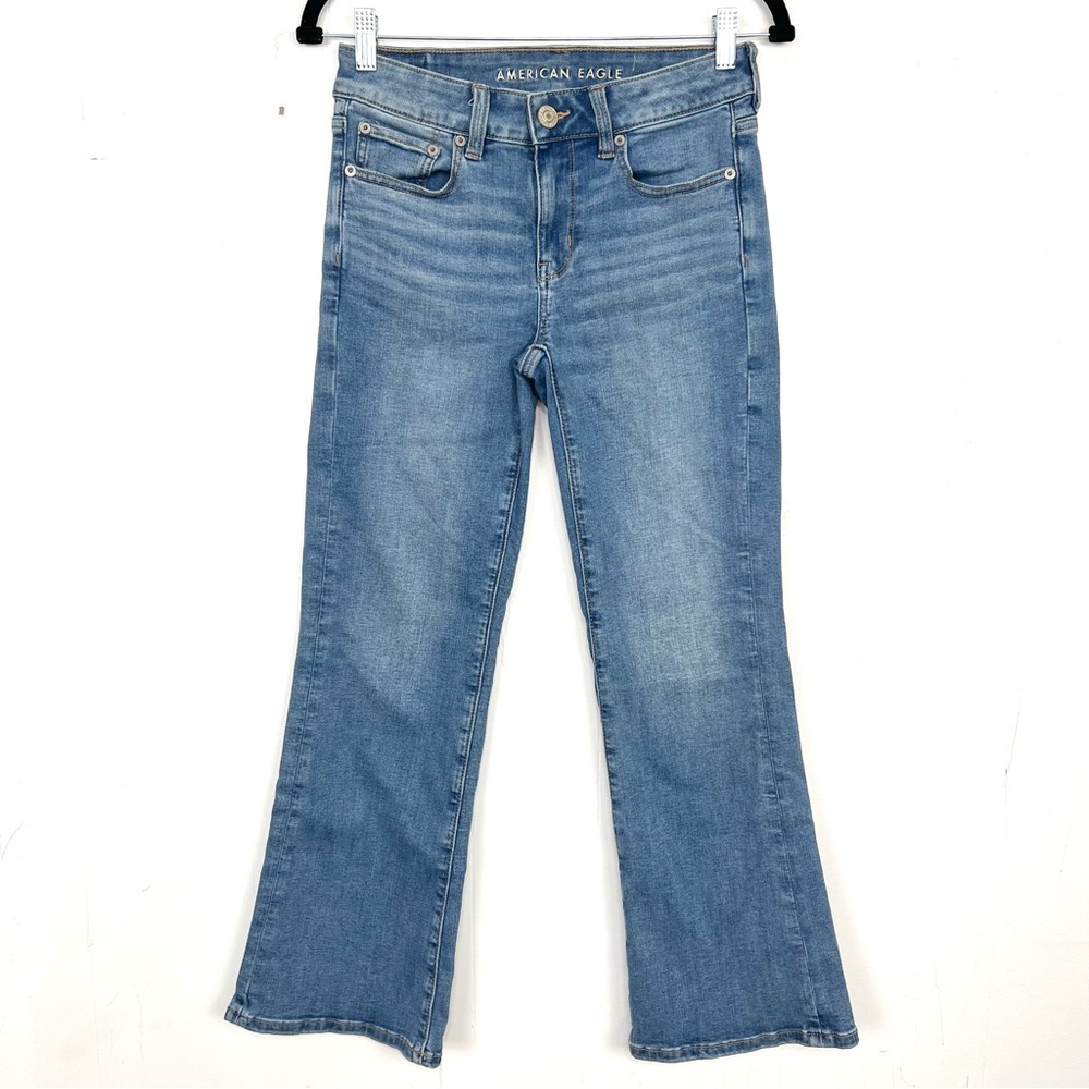 American Eagle Favorite Boyfriend Jeans Size 2 X-Short Next Level Stretch